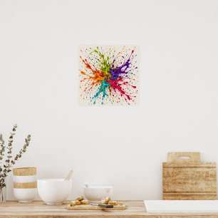 Kromatisk blomning poster