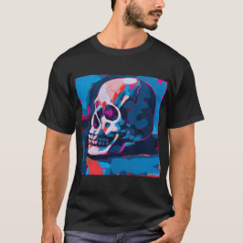 Kromatisk Dödskalle-Målning T Shirt