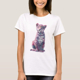 Kromatisk Jaguarunge Konsttryck T Shirt