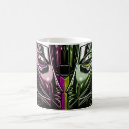 Kromatisk maskkeramik kaffemugg