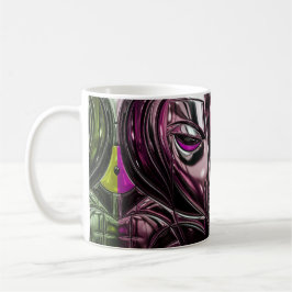 Kromatisk maskkeramik kaffemugg