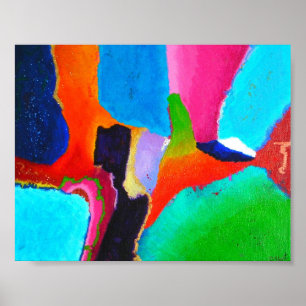 Kromatisk matris Mini Abstrakt Art Poster