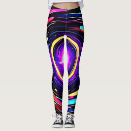 Kromatisk vortex Art Leggings