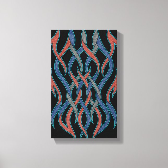 Kromatiska Trådar Canvas (Framsida)