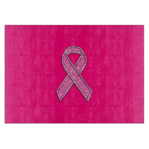 Krome Belted Glitter Stil Rosa Ribbon Awareness