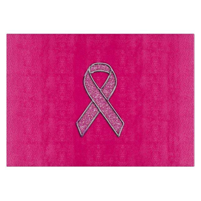 Krome Belted Glitter Stil Rosa Ribbon Awareness (Framsidan)