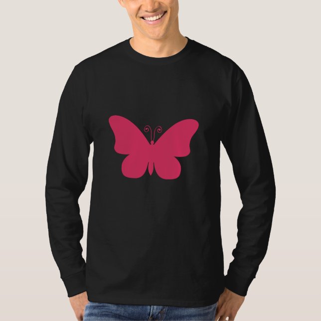 Krome Butterfly i rött T Shirt (Framsida)