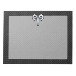 Krome like Aries Zodiac Symbol Anteckningsblock