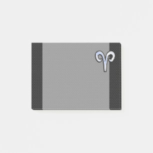 Krome like Aries Zodiac Symbol Post-it Block
