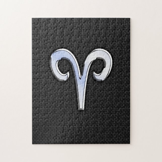 Krome like Aries Zodiac Symbol Pussel (Vertikal)