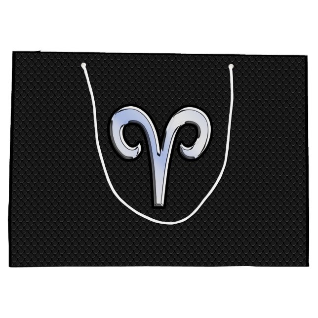 Krome like Aries Zodiac Symbol Snake Skin Stil (Baksidan)