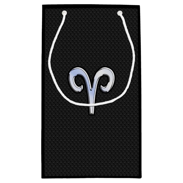 Krome like Aries Zodiac Symbol Snake Skin Stil (Baksidan)