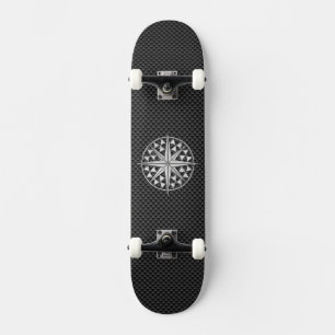 Krome Nautical Star på kolfiber Skateboard Bräda 21,5 Cm