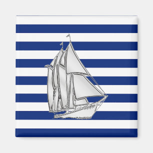 Krome Sailboat på Nautical Rand Magnet