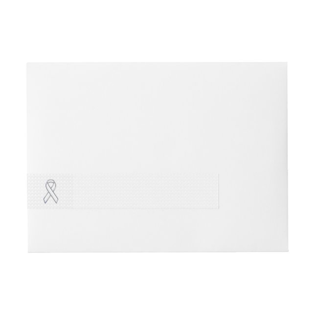 Krome White Ribbon Awareness på Checkers Etikettband (Framsidan)