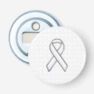 Krome White Ribbon Awareness på Checkers Flasköppnare