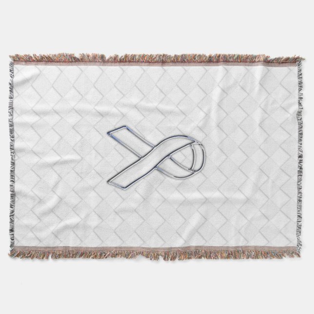 Krome White Ribbon Awareness på Checkers Mysfilt (Framsidan)