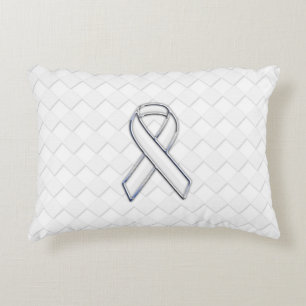 Krome White Ribbon Awareness på Checkers Prydnadskudde