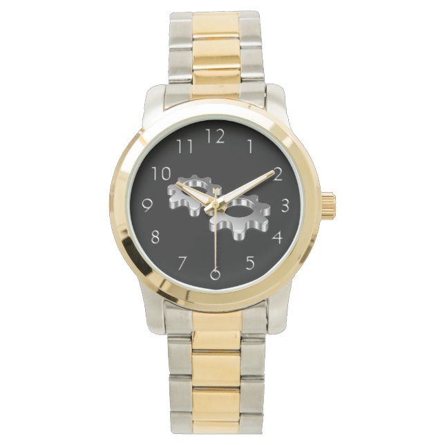 Kromen utrustar armbandsur (Framsida)