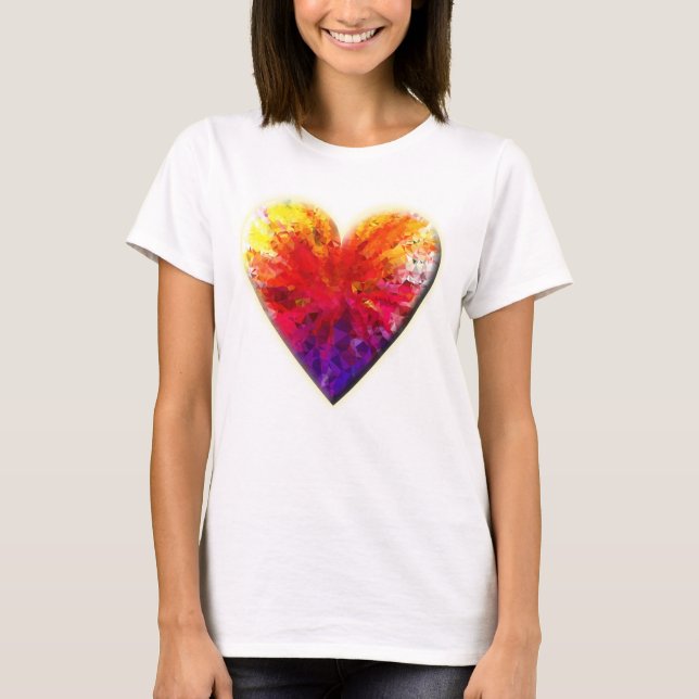 Kromhjärtan 3D T-Shirt (Framsida)