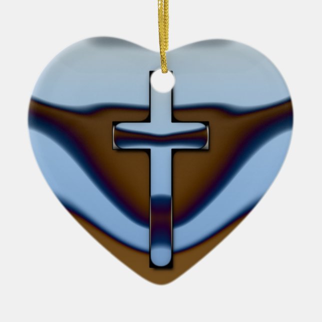 KROMHJÄRTAPRYDNAD JULGRANSPRYDNAD KERAMIK (Framsidan)