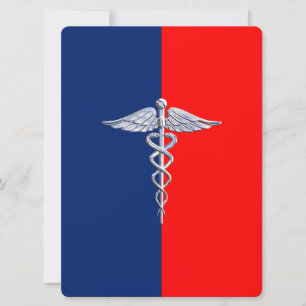 Kromliknande Kaducé Medicinsk Symbol Liga