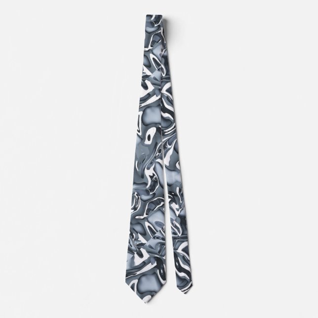 Krommetallisk flöde slips (Framsida)