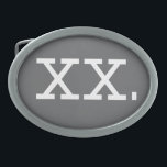 Kromosom - XX, spänner fast Oval<br><div class="desc">Baserat på kromosomT-tröjaserie. Det finns mer till DNA än precis XX och XY. Det finns tre spänner fast i denna uppsättning: XX XY,  XXY. Formgivare - Dani Y.</div>