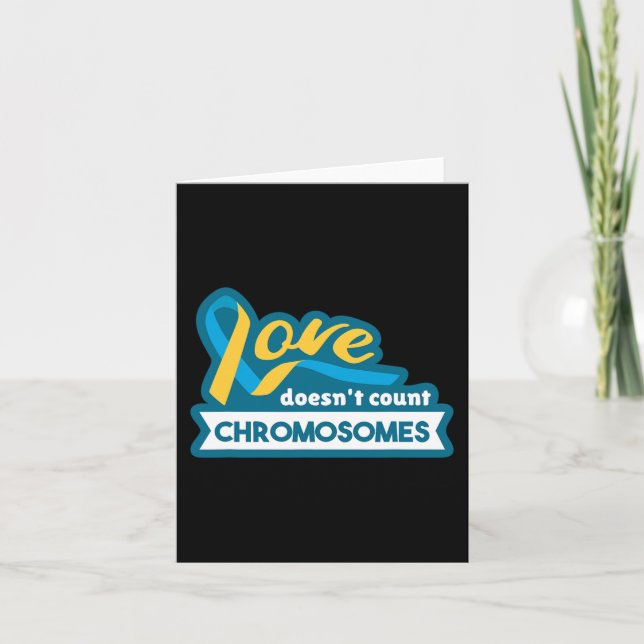 Kromosoma World Down Syndrome Awareness Day Kort (Framsida)