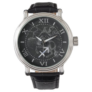 KromSagittariusZodiac undertecknar den Hevelius Armbandsur