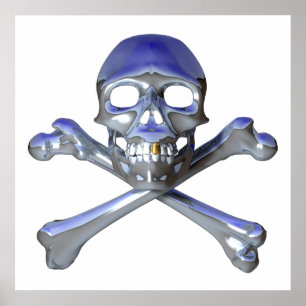 Kromskalle och crossbones poster