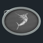 KromstilMarlin på kolfiber<br><div class="desc">En design för applique för fisk för marlin för silverkromnågot liknande på en dekor för bakgrund för kolfiberstil. En kärnfull modern nautisk gåva. Här är ett val av den fina broderade baseballmössor för anpassningsbar avslappnaden; i en nautisk stil kan du lätt personifiera för att göra den så unik, som du...</div>