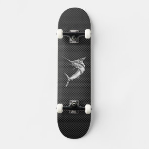KromstilMarlin på kolfiber Old School Skateboard Bräda 18 Cm