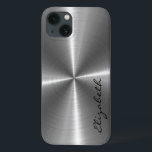 Kromt rostfritt stål Metall utseende<br><div class="desc">Chrome Stainless Steel Metall-utseende. Ta bort/byt "Elizabeth" före köpet. Design finns på andra produkter.</div>