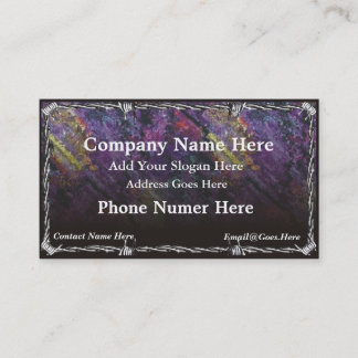 Kromtaggen binder visitkorten visitkort