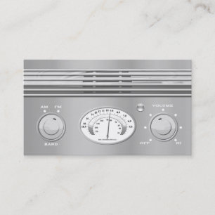 Kromvintage radiosände visitkort