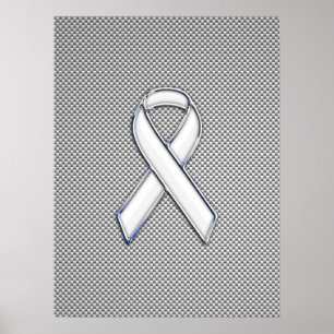 Kromvit bandupplevelse Kol Fiber Decor Poster