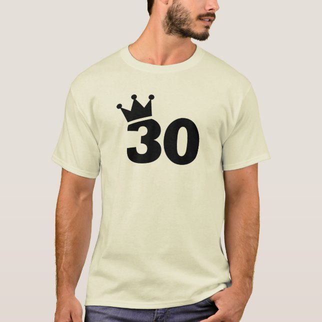 Krona30års födelsedag tee (Framsida)