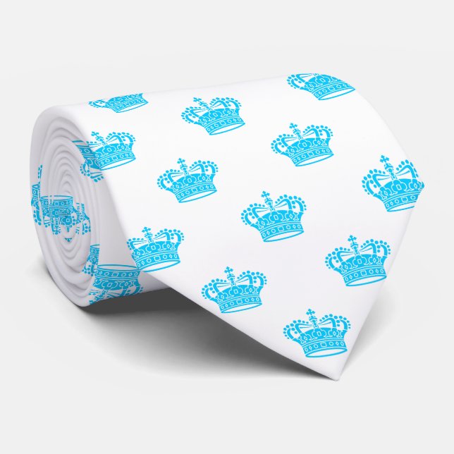 Krona 01 - Himlar Blue on White Slips (Rullad)