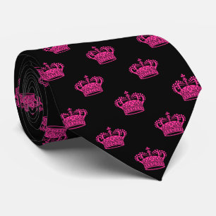 Krona 01 - Shock rosa on Black Slips