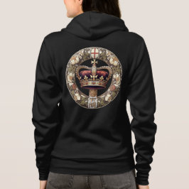 Krona 1 Kvinnor i Hoodie T Shirt