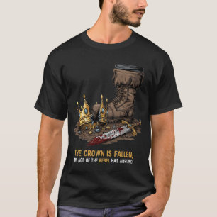Krona är fallande - rebellernas ålder t shirt