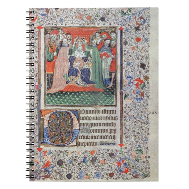 Kröna av Henry VI (1421-71) på Westminster, Anteckningsbok (Framsidan)