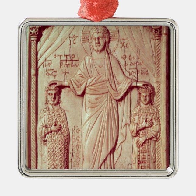 Kröna av Otto II och Theophrano Julgransprydnad Metall (Framsidan)