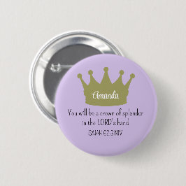 Krona Bible Verse Christian Faith Light Lila Knapp
