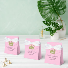 Krona Bible Verse Christian Faith Ljus rosa Presentaskar