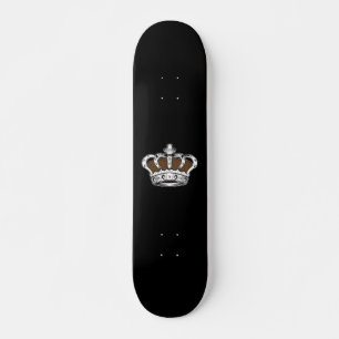 Krona - Brown Mini Skateboard Bräda 18,5 Cm
