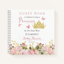 Krona | Butterflies Blommigt Princess Baby Shower