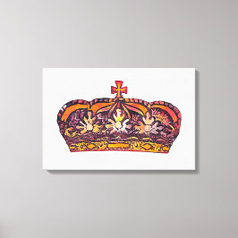 Krona Canvastryck