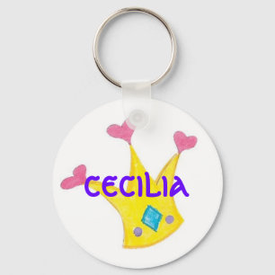 Krona cecilia nyckelring